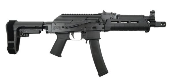 PSA AK-V 9mm MOE ALG SBA3 Pistol, Black