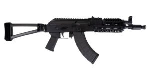 PSA AK-P GF3 MOE Triangle Side Folding Pistol with ALG Trigger and JL Billet Rail, Black