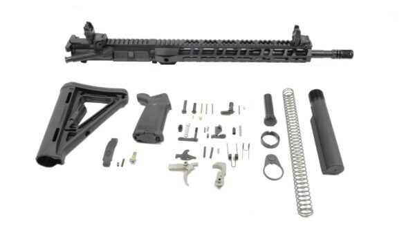PSA Gen2 16" 5.56 NATO 1:7 Mid-Length Nitride 13.5" Lightweight M-Lok MOE EPT Rifle Kit w/ MBUS Sight Set