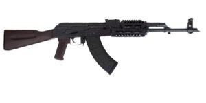PSA AK-47 GF3 Forged Classic Polymer Rifle with JL Billet Rail, Plum