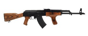 PSA AK-47 GF3 Forged Classic Rifle with Cheese Grater Upper Hand Guard and Wood Dong, Nutmeg