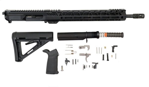 PSA Gen4 16" 9mm 1/10 Nitride 13.5" Lightweight M-lok Railed MOE EPT Rifle Kit