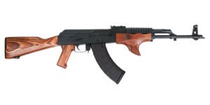 PSA AK-47 GF3 Forged Rifle with Shark Fin and Cheese Grater Upper Hand Guard, Nutmeg