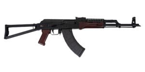 PSAK-47 GF5 Triangle Side Folding Rifle with Cheese Grater Upper Handguard, Redwood