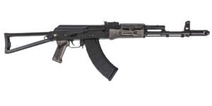 PSA AK-103 Premium Forged Classic Triangle Side Folding Rifle with Cleaning Rod, Treebark