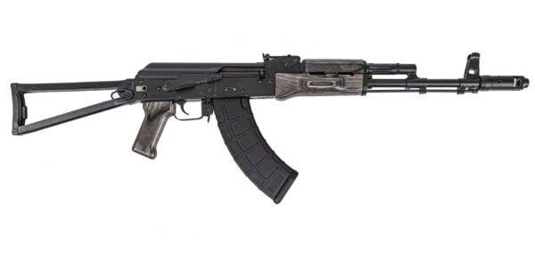 PSA AK-103 Premium Forged Classic Triangle Side Folding Rifle with Cleaning Rod, Treebark