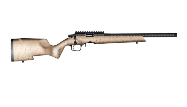 Christensen Arms Ranger 18" 10rd .22LR Rifle, Tan/Black - 801-12001-00