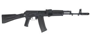 PSA AK-101 Forged Classic Polymer Side Folding Rifle with Toolcraft Trunnion, Bolt, and Carrier, Black