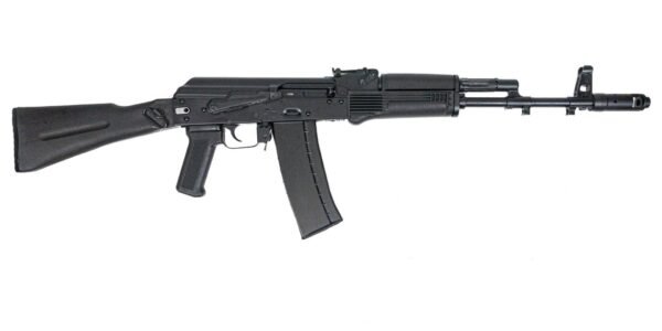 PSA AK-101 Forged Classic Polymer Side Folding Rifle with Toolcraft Trunnion, Bolt, and Carrier, Black