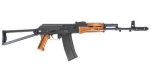 PSA AK-101 Forged Classic Triangle Side Folding Rifle with Toolcraft Trunnion, Bolt, and Carrier, Nutmeg