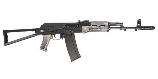 PSA AK-101 Forged Classic Triangle Side Folding Rifle with Toolcraft Trunnion, Bolt, and Carrier, Treebark