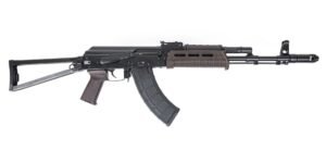 PSA AK-103 GF3 Forged MOE Nitride Barrel Triangle Side Folding Rifle, Plum