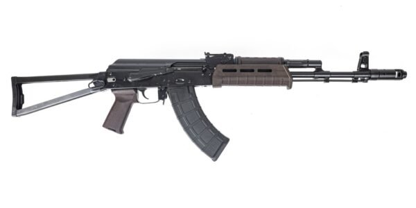 PSA AK-103 GF3 Forged MOE Nitride Barrel Triangle Side Folding Rifle, Plum