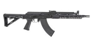 PSA AK-47 GF3-E with 13.7" Barrel Pin and Weld, ALG Trigger, PSA-SLR 11" Rail, M4 Stock, and JMAC Muzzle Brake
