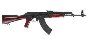 PSA AK-47 GF3 Forged Classic Rifle, Redwood With Soviet Arms Railed Gas Tube