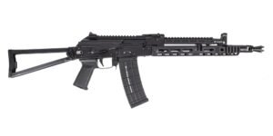 PSA AK-102 Rifle w/Pinned and Welded extended booster, Soviet Arms 11" Rail, Soviet Arms Railed Gas Tube, Triangle Stock, Toolcraft Bolt, Trunnion, and Carrier