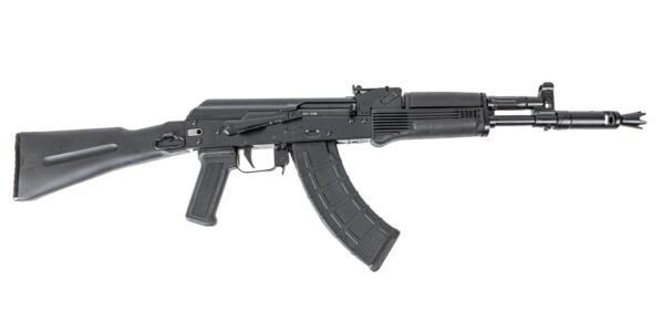 PSA AK-104 GF5 SIDE FOLDING RIFLE W/PINNED AND WELDED SPIKED EXTENDED BOOSTER, BLACK