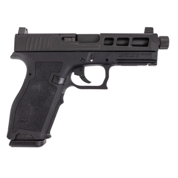 PSA Dagger Full Size - S 9mm SW1 Doctor Cut Pistol With Threaded Barrel & 2XL Sights, Black