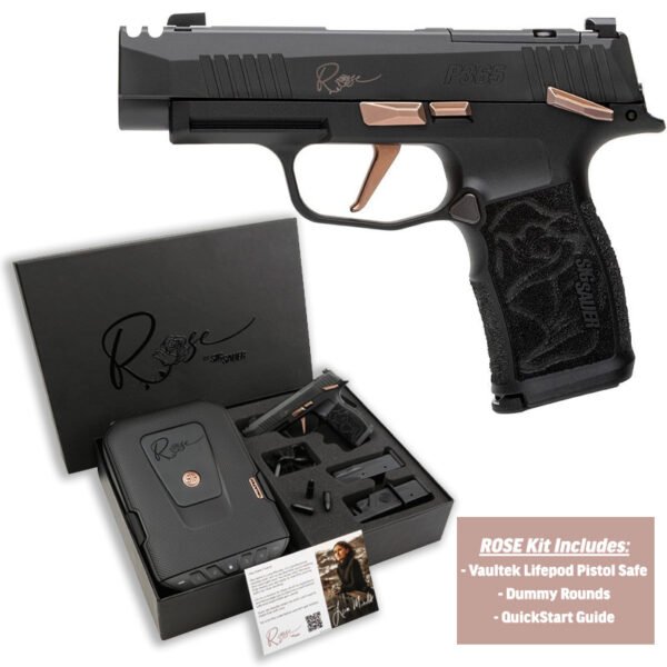 Sig Sauer P365XL Rose Comp 9mm 3.1" 12rd - 365XL-9-ROSE-MS
