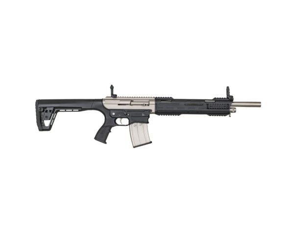 Tokarev TAR 12MP 12 Gauge Shotgun 18.5" Semi-Auto, Black & Silver - TAR 12MP
