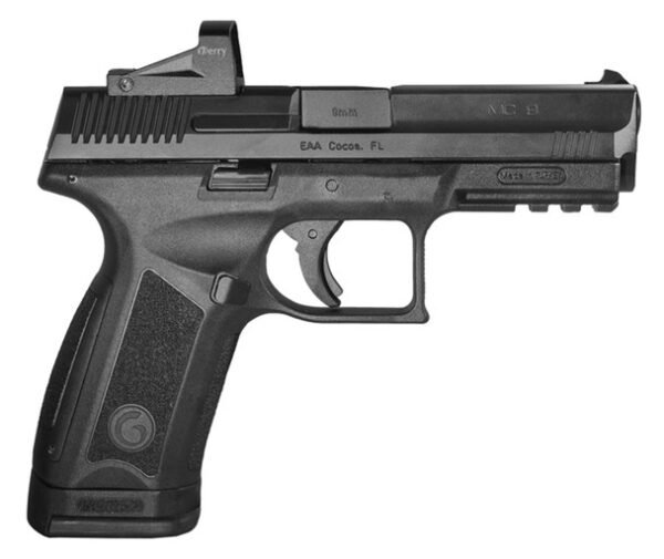 Girsan MC9 Optic Combo 9mm Pistol w/ Derry Dot 4.2" 17rd, Black  - 390350