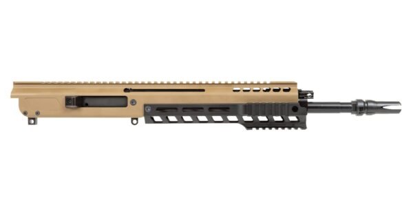 PSA JAKL Rifle Upper Assembly 13.7" 5.56 NATO 1:7 Nitride w/Knurled CH, BCG and Partial Picatinny Lower Hand Guard, FDE / Black
