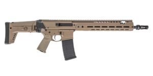 PSA JAKL 14.5" Rifle Length 5.56 1:7 Nitride HUXWRX Flash Hider MOE SL EPT F5 Stock Rifle, FDE