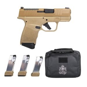 Springfield Hellcat Micro-Compact OSP 9mm 3" 13rd w/ Gear Up Bundle, FDE - HC9319FOSPGU23