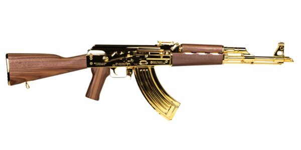 Zastava Arms USA ZPAPM70 7.62x39mm 16.3" 30rd AK Rifle, Gold/Walnut - ZR7762WMGL