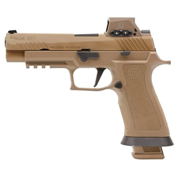 Sig Sauer M17 9mm 4.7" 21rds Pistol w/ Romeo X M17 Optic, Coyote - M17X-9-RX