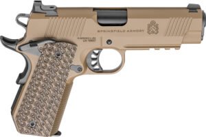 Springfield 1911 TRP CC .45 ACP 4.25" 7rd Pistol, Coyote Brown - PC9124LRCB-CC