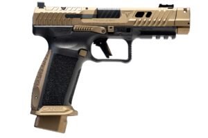 Canik TTI Combat 9mm 4.6" 18rd Pistol, Bronze / Black - HG7854-N