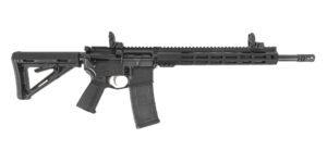 PSA 16" Mid-Length 5.56 NATO 1/7 Phosphate 13" Lightweight Hex M-Lok MOE EPT Rifle w/MBUS Sight Set
