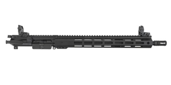 PSA 16" Mid Length 1/7 Nitride 15" Hex M-lok Upper with MBUS sight set, BCG, & CH