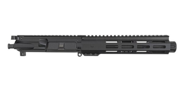 PSA 7" 5.56 NATO 1/7 Nitride 9" Lightweight Hex M-Lok Upper W/BCG, CH, & Fluted Flash Can