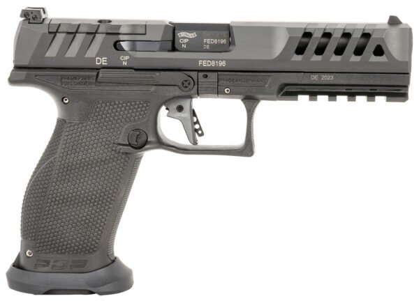 Walther PDP Match 9mm 5" 18rd Pistol, Black - 2872595