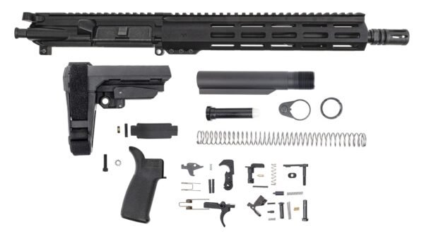 PSA 11.5" 5.56 1/7 Phosphate 10.5" Lightweight Hex M-Lok MFT SBA3 Pistol Kit