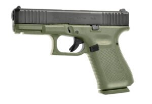 Glock G19 Gen 5 MOS 9mm 4" 15rd Pistol, BattleField Green - UA195S203MOSBFG