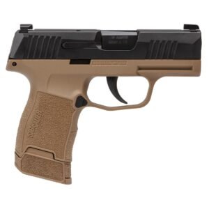 Sig Sauer P365 TACPAC 9mm 3.1" 15rd Pistol w/ 3 Mags & Holster, Coyote/Black - 365-9-RTXR3P-C-TACPAC