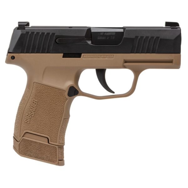 Sig Sauer P365 TACPAC 9mm 3.1" 15rd Pistol w/ 3 Mags & Holster, Coyote/Black - 365-9-RTXR3P-C-TACPAC
