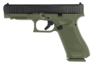 Glock G47 Gen 5 MOS 9mm 4.5" 17rd Pistol, Battlefield Green - UA475S203MOSBFG
