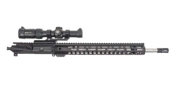 PSA 18" Rifle Length 223 Wylde 1/7 Stainless Steel 15" Lightweight M-lok Upper With Vortex Strike Eagle 1-8x24mm Gen2 Scope