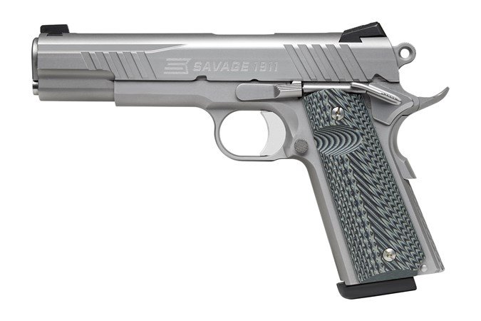 Savage 1911 Gov't Style .45ACP 5" 8rds, Stainless - 67202