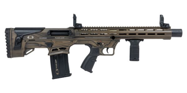 Black Aces Bullpup 12 Gauge 18.5" Semi-Auto 5rd, Distressed FDE - BATBLPDF