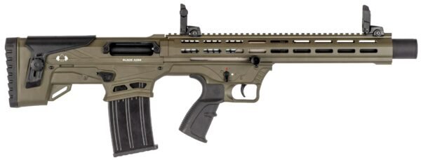 Black Aces Bullpup 12 Gauge 18.5" Semi-Auto 5rds, OD Green - BATBLPO