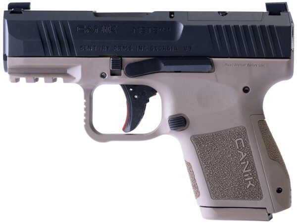 Canik Pistol Mete MC9 9mm F3.18" 15rd, FDE/Black - HG7620BD-N