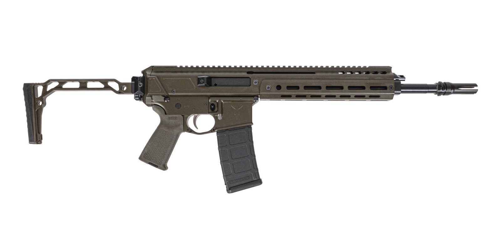 PSA JAKL 13.7" 5.56 1:7 Nitride MOE EPT Skeleton Stock Rifle, ODG