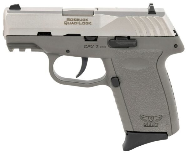 SCCY CPX-2 Gen 3 9mm 3.1" 10rd, Silver/Grey - CPX-2TTSGG3
