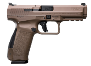CANIK TP9SF 9mm Pistol, 4.46" Barrel, Adjustable Sights, Flat Dark Earth - HG4866DN