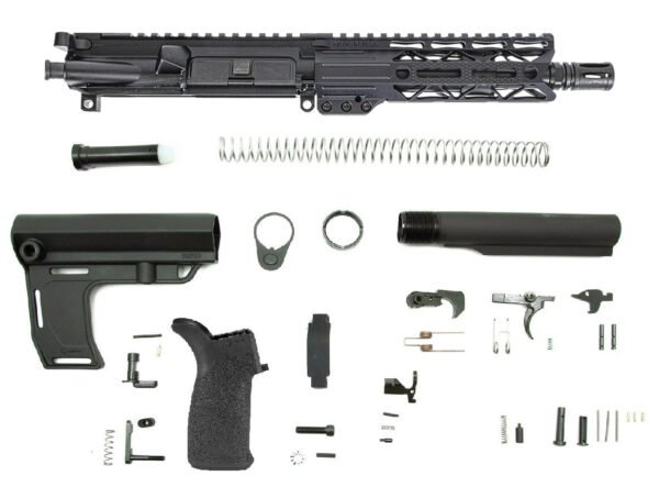 PSA 7.5" Pistol-length 300AAC 1/8 Phosphate 7" Lightweight M-Lok MFT Battlelink Pistol Kit